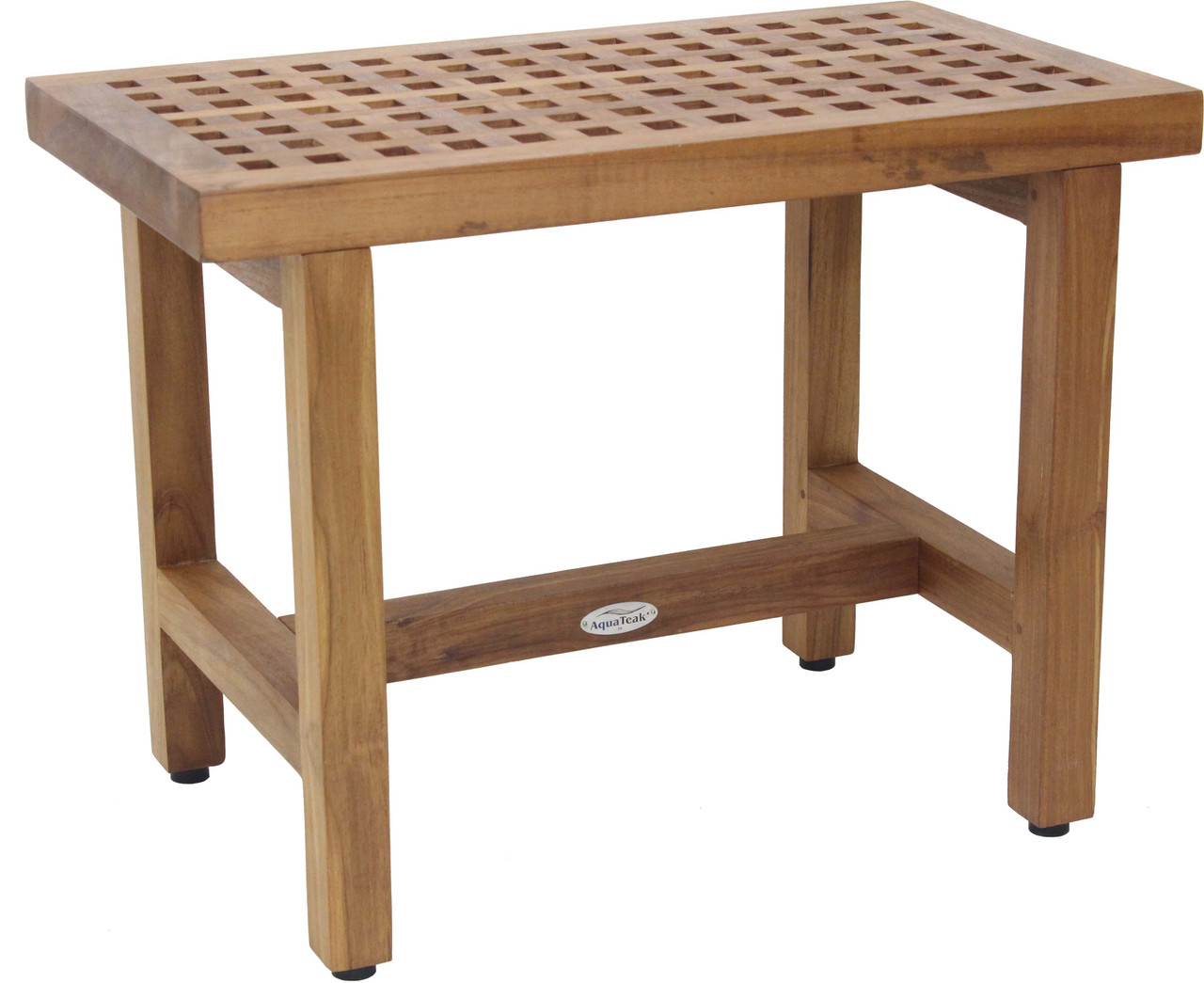 Patented 24" Grate Lotus Teak Shower Bench